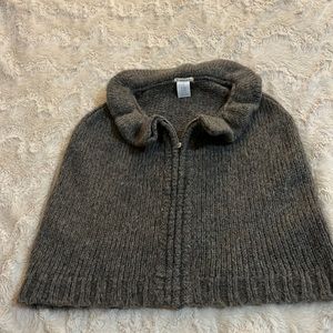 Crewcuts Gray Girls Mohair Blend Poncho Cape Size 8-10